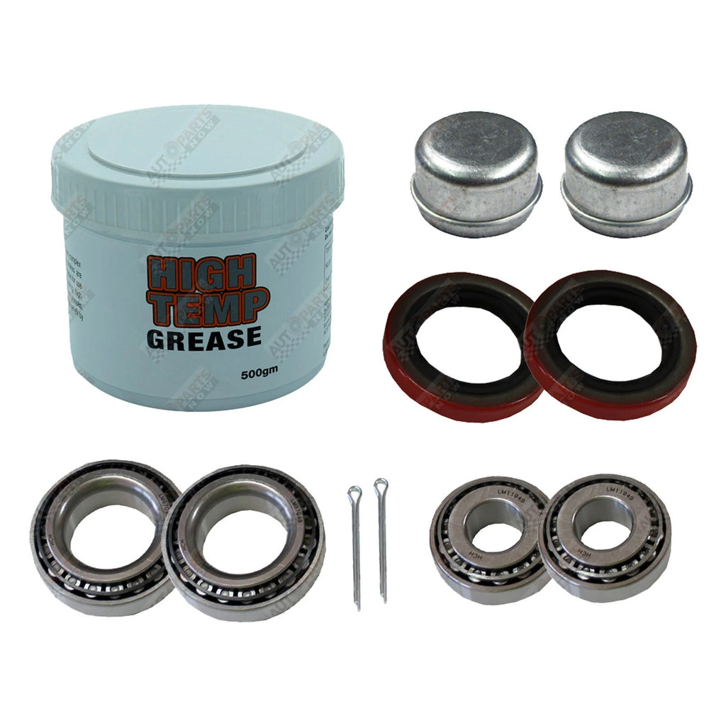 Car Box Trailer Bearings Kit Holden LM Type HCH Bearings & Seals + Grease
