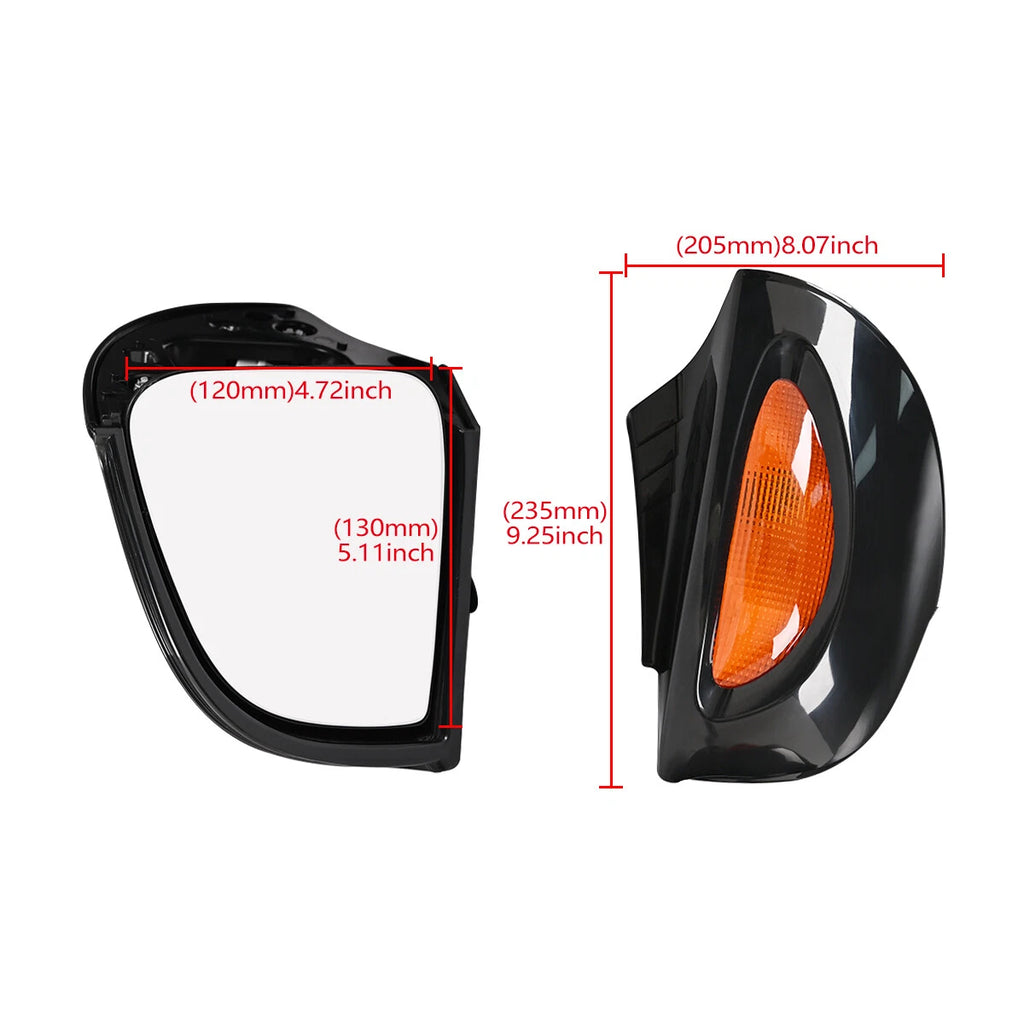 A Pair Rear View Mirrors With Turn Signal For BMW R1100RT R1100 RTP R1150 RT New