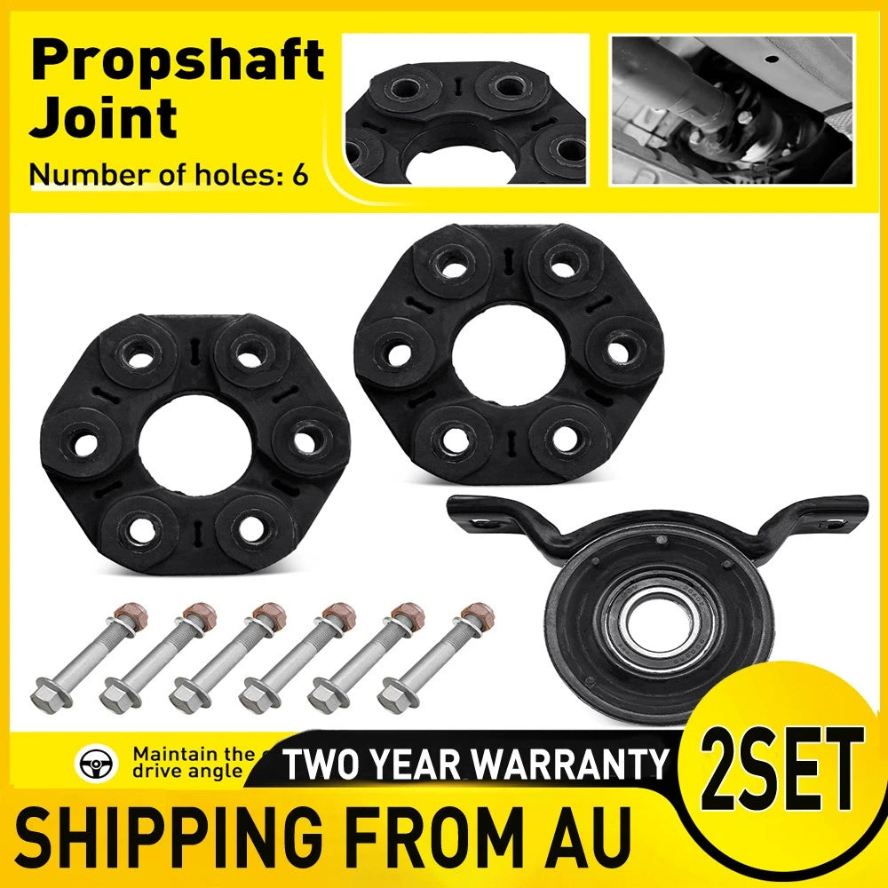 4X Cente Bearing + 2X Driveshaft TailShaft Coupling for Commodore VE V6