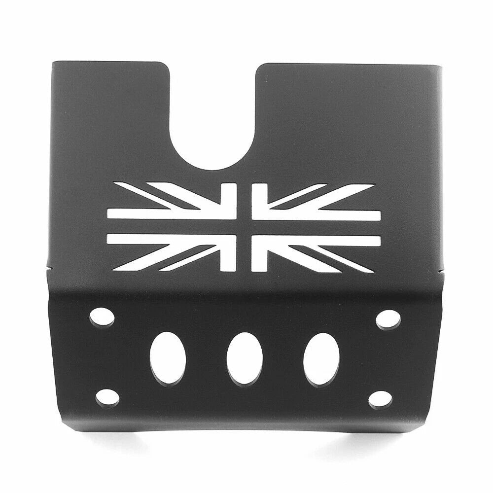 Black Skid Plate Engine Guard Protector Cover For Triumph Bonneville Bobber T120
