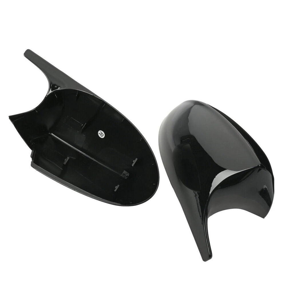 Gloss Black For BMW E81 E82 E87 E90 E91 E92 E93 PRE-LCI Wing Mirror Cover Caps