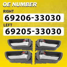 Load image into Gallery viewer, 4-20X Right Left Front/Rear Inner Inside Door handle Grey for Toyota Camry NEWA