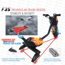 Load image into Gallery viewer, 2025 NEW 350W Electric Drift Go Kart 20KM/H Kids Ride On Toys Trike W/ Bluetooth