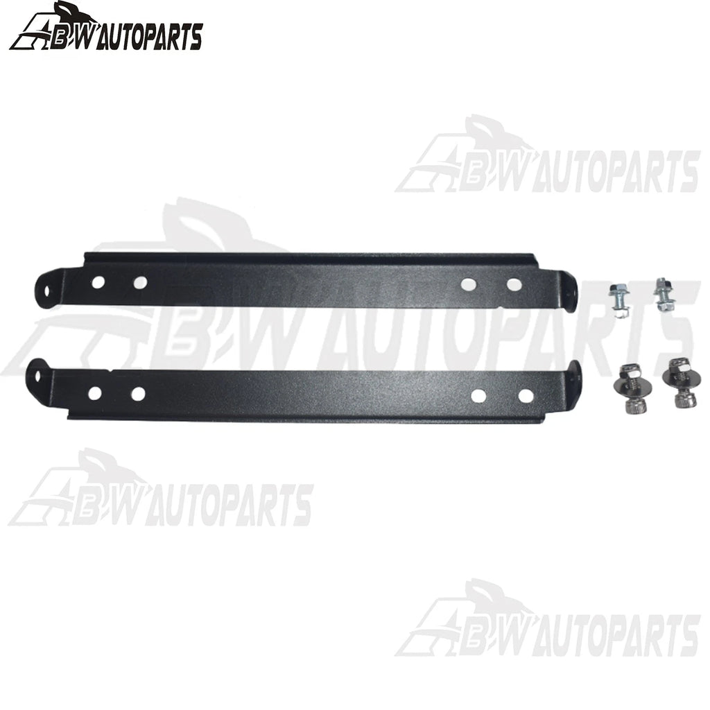 Winch License Plate Mount Bracket Holder Bumper Durable Stainless Steel