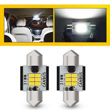 Load image into Gallery viewer, AUXITO 31MM Festoon Interior LED Car Light Plate Number Bulb Globe Xenon White