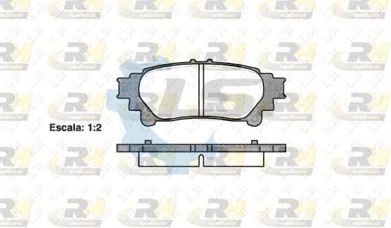 Rear Brake Pads and Disc Rotors Set for Toyota Kluger GSU50 GSU55 2014-2021