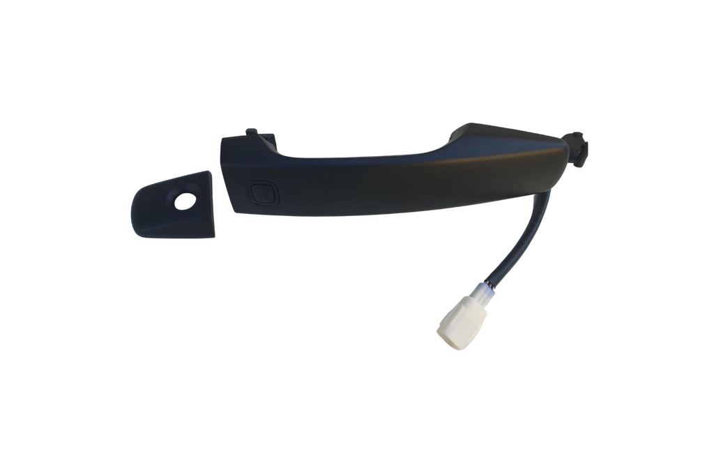 Door Handle Outer for Toyota Landcruiser 07-21 Set 4 Black FRONT REAR W/Sensor