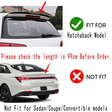 Load image into Gallery viewer, Glossy Black Car Rear Roof Spoiler Lip Trunk Tail Wing Cover Sticker Trim 99CM A