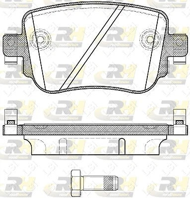 Full Set Front and Rear Brake Pads Disc Rotors for VW Caddy 2K 2016-2021