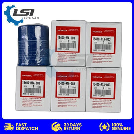 5 x Genuine Honda oil filters for Accord City Civic CRV Insight Integra