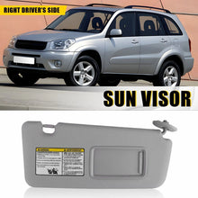Load image into Gallery viewer, NEW SUN VISOR RH RIGHT DRIVER SIDE GREY &amp; EXTENDED PAD For TOYOTA RAV4 2004-2005