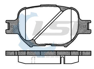 Front Brake Pads and Disc Rotors Set for Toyota COROLLA ZZE122R JAP made 06-07