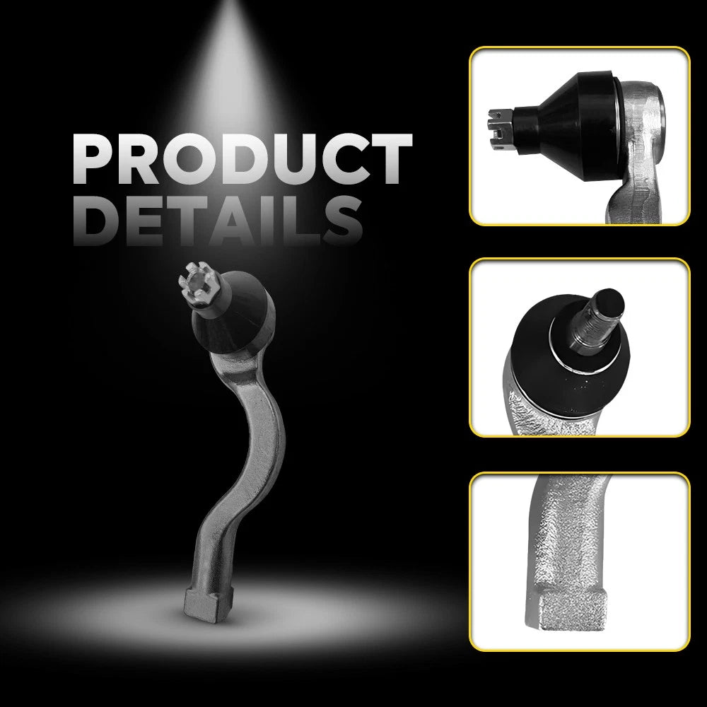 2PCS Outer Tie Rod Ends L+R for Mitsubishi Pajero NM NP NS NT Triton ML 06-15