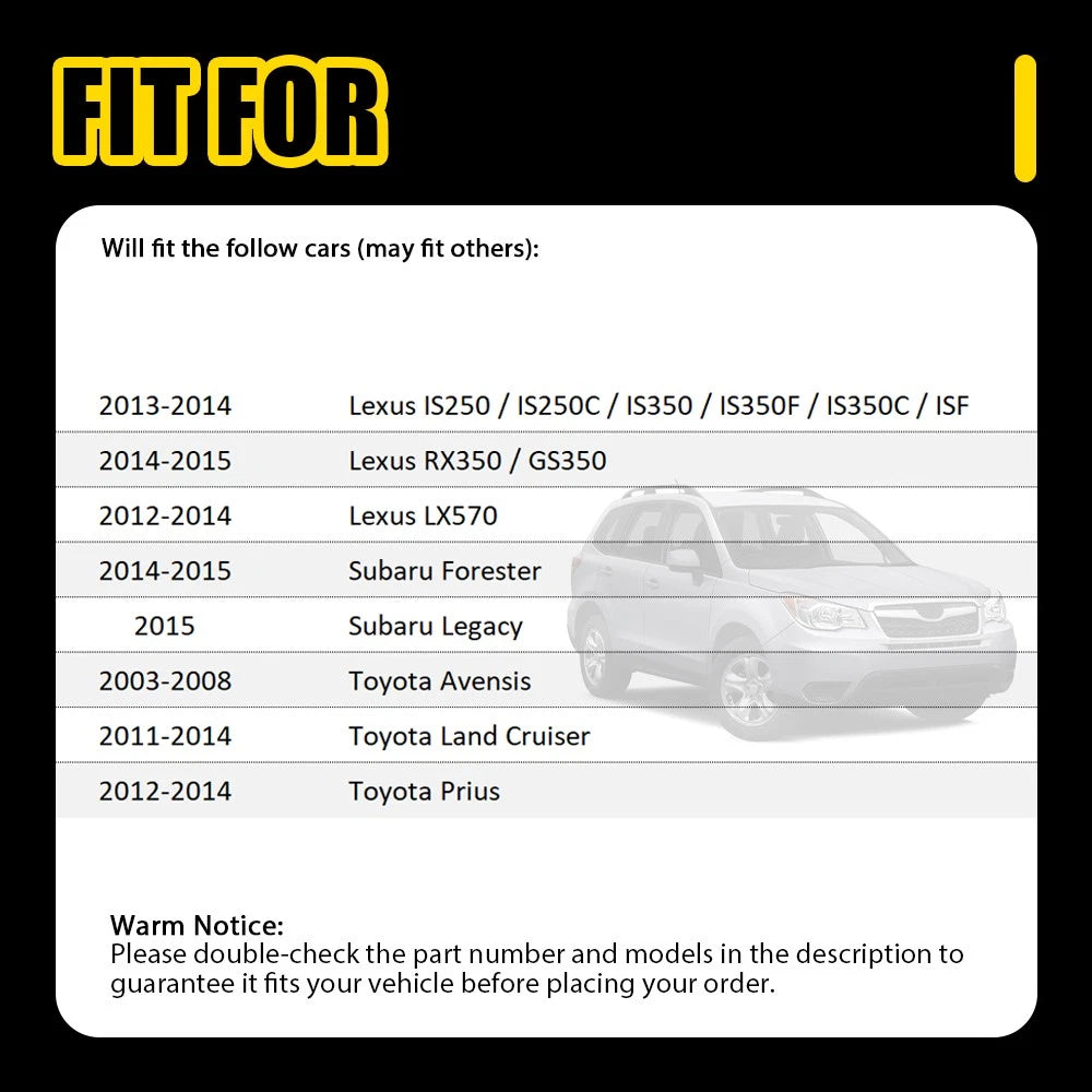 Xenon HID Headlight Ballast 85967-45010 For Lexus RX350 2012-2014 85967-08020