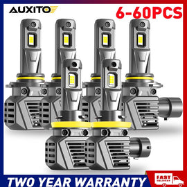 9005 H9 9006 LED Headlight Bulbs Conversion Kit Hi Beam Globes White 6-60x A