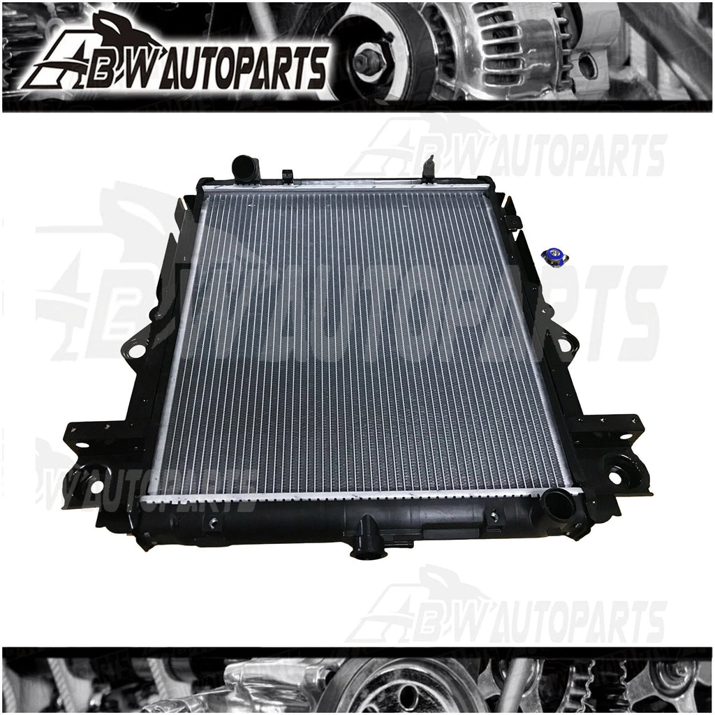 RADIATOR w/CAP FOR 99-06 TOYOTA LANDCRUISER HZJ75 HZJ78 HZJ79 SERIES Aluminium