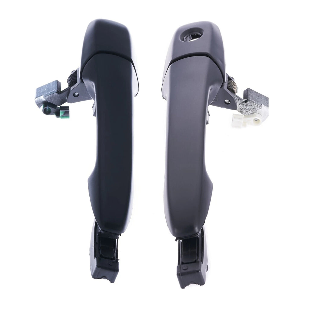 2pc Front Left & Right Outer Door Handle Black For Mazda3 BK 2003 -2009