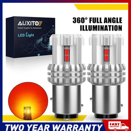 4x LED Brake Stop Light Bulb For 1157 Sonata Hyundai Fe Santa Elantra RED A