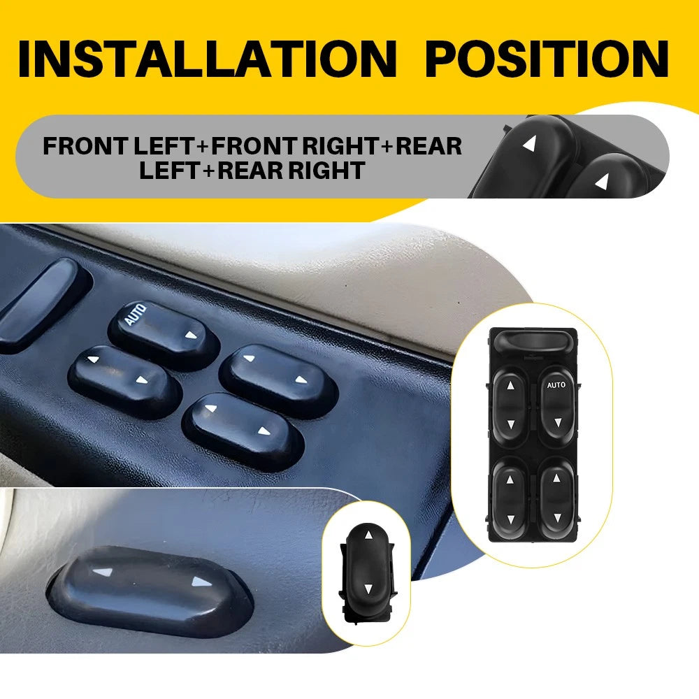 Set Master Power Window Switch + 3 Single For Ford Fairmont AU Fairlane NU 98~02