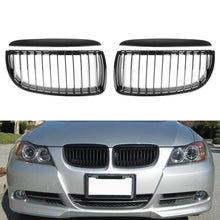 Load image into Gallery viewer, Gloss Black Front Kidney Grills Grilles For BMW E90 320i 323i 325i 335xi 05-08