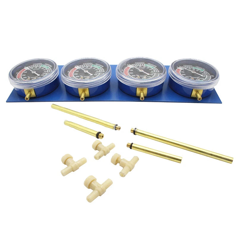 4x Cylinder Carburetor Synchronizer Set Vacuum Balancer Gauge for Motorcycle ST