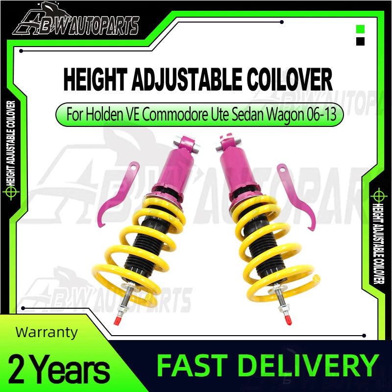 Rear Coilover Coil Spring Suspension Kit For Holden Commodore VE Wagon 2008-2013