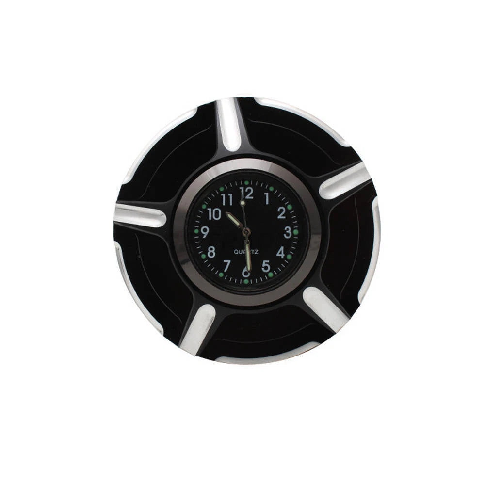 Motorcycle Fuel Gas Tank Cap Cover With Clock for Harley Softail XL1200 883 Dyna