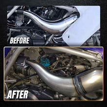 Load image into Gallery viewer, Black CNC Exhaust High Temp Pipe Clamps Connector For Yamha Banshee 350 1987-06