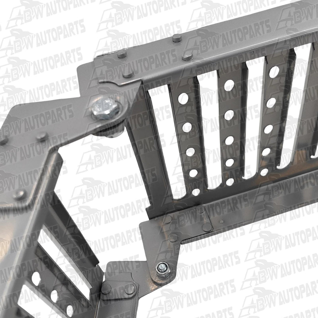 2-In-1 Folding Sturdy Car Loading Ramp HU2500 Grey Multi-Use Steel Portable Ramp