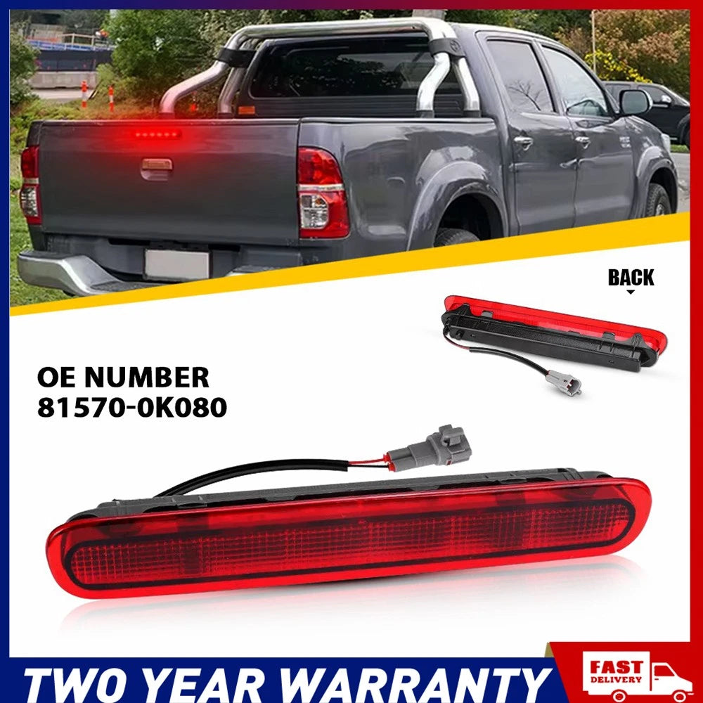 Red Smoked LED Tail Light Tailgate Brake Lamp For HILUX Vigo 05-14 81570-0K080 A