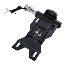 Load image into Gallery viewer, Side Mount Number Plate Holder w/LED Light for Harley Sportster 883 1200 48 04+