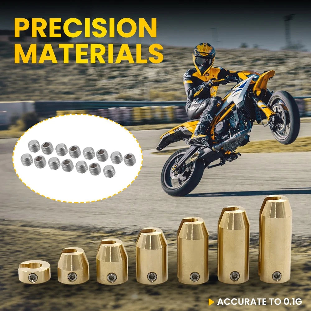 14 x Motorcycle Brass Reusable Wheel Spoke Balance Weights Refill Kits Dirt Bike