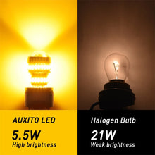 Load image into Gallery viewer, 2x LED Light Bulb 1156 R5W BA15S Brake Reverse Turn Stop Tail Amber Yellow Globe
