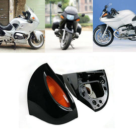 L&R Rear View Mirrors Turn Singal Light Amber for BMW R1100 R1150 RT R1100RTP ST
