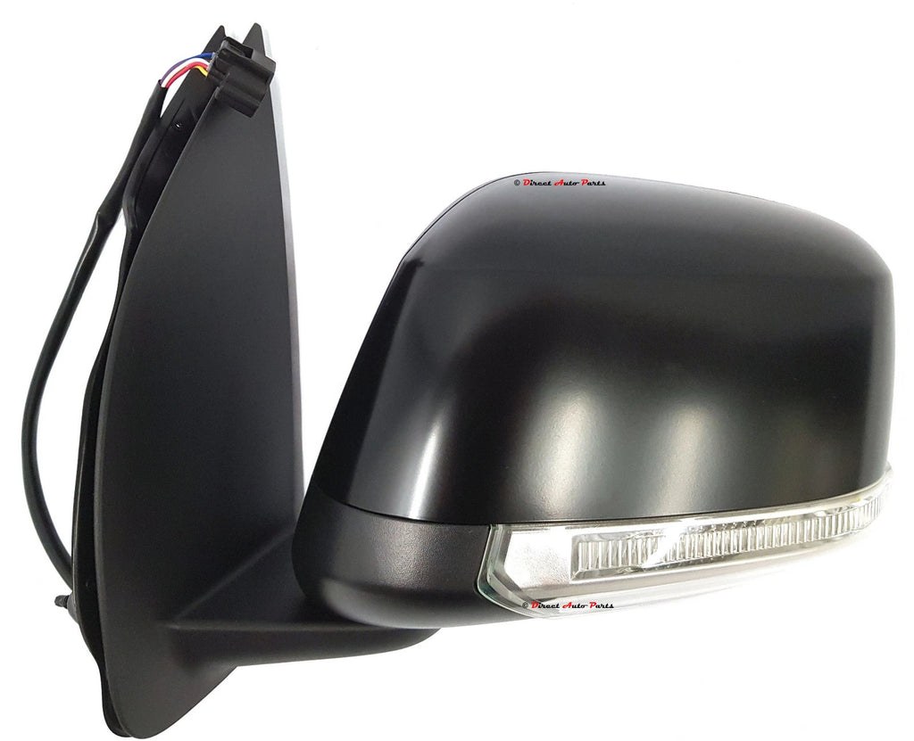 *NEW* DOOR MIRROR (INDICATOR BLACK 5PINS) for NISSAN NAVARA D40 2005 - 2015 LEFT