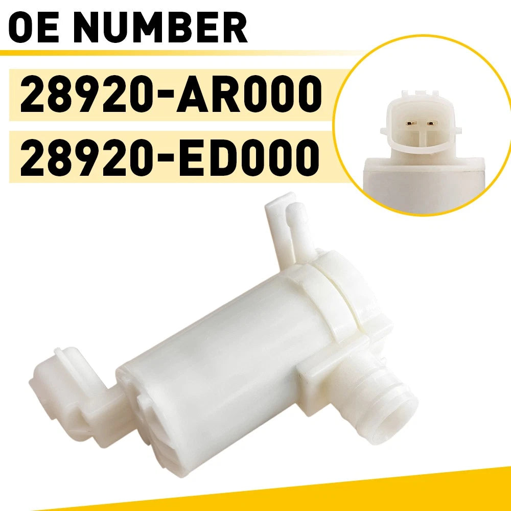 Pair Windscreen Washer Pump Motor Suitable For Nissan Navara D22 2001 - 2008