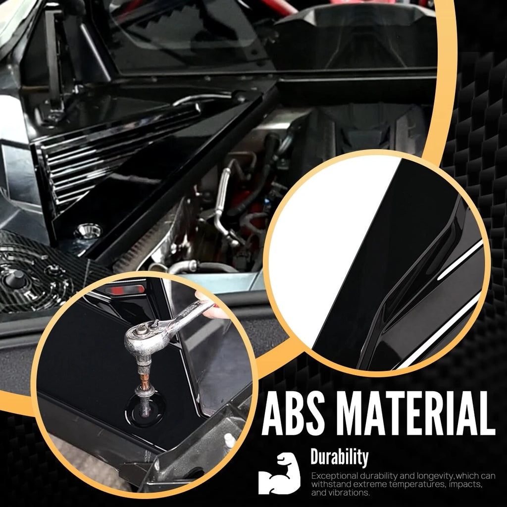 Black Engine Bay Panel Cover for Corvette C8 Stingray Coupe,C8.R Z51 2020-2024 S