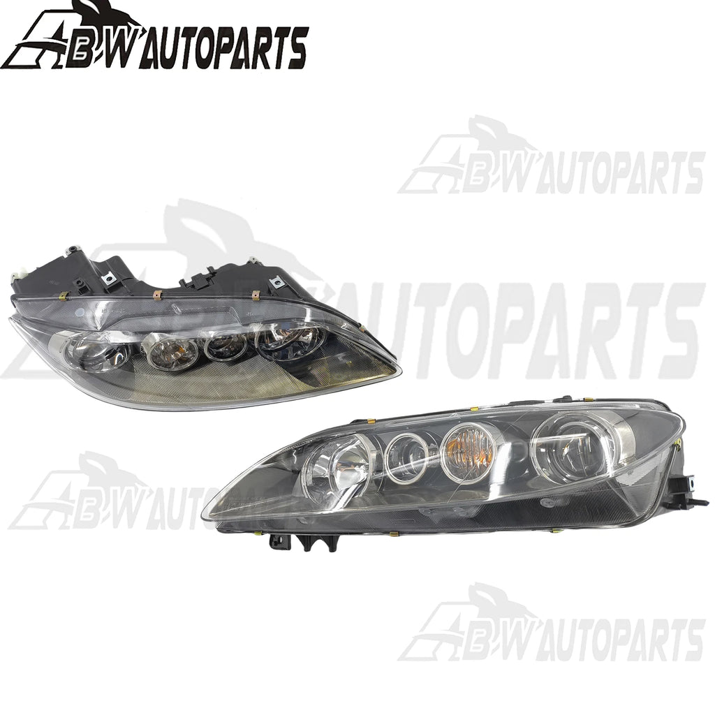 For Mazda 6 GG/GY Sedan 08/2005-01/2008 LH+RH Front with Bulbs Head Light