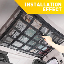 Load image into Gallery viewer, 80*50cm Universal Mesh Storage Bag Car Roof Ceiling Cargo Net Pouch Pockets