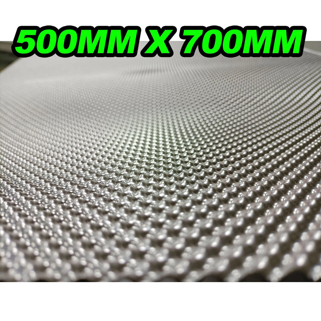 HEAT SHIELD Embossed Aluminium 700mm x 500mm Turbo Manifold Exhaust Race Car