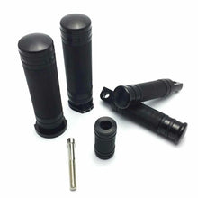 Load image into Gallery viewer, Black Foot Peg &amp; Toe Shifter &amp; Handlebar Grips for Harley for Softail for Dyna S