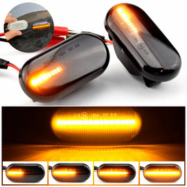 2xX Led Dynamic Side Marker Turn Signal Light For Nissan Navara D40 Pickup 350Z