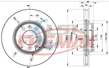 Load image into Gallery viewer, Front Disc Rotors and Brake Pads for Peugeot 407 SR HDI ST HDI 2005-2011 283mm