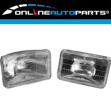 Load image into Gallery viewer, Set of 2 Sealed Beam 100x165mm 2 Pin 50w 12v Incandescent Dual Headlight System