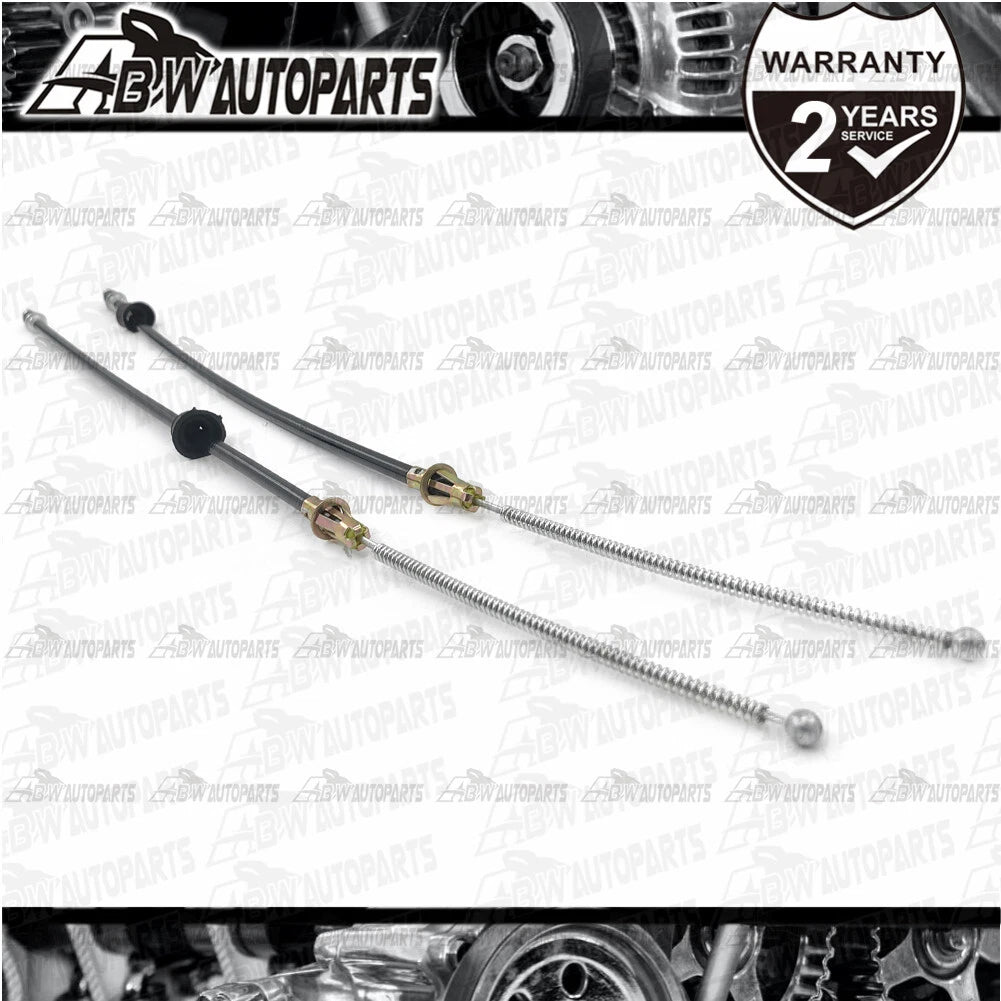 Pair Hand Brake Cable Holden HQ HJ HX HZ Rear Drum Sedan Wagon Coupe 1970-1980