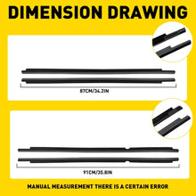 Load image into Gallery viewer, Window Weatherstrip Seal Kit for Toyota LandCruiser 100 105 4-Door 1998-2007