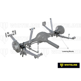 Whiteline KLB105-25 Lowering Blocks 2.5