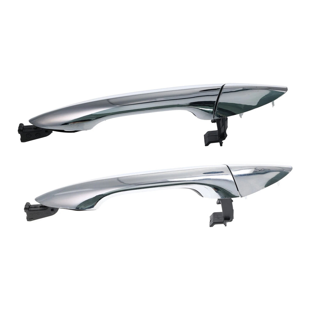 Door Handle Outer for Hyundai i30 GD 12-17 Set of 2 Chrome REAR LEFT+RIGHT