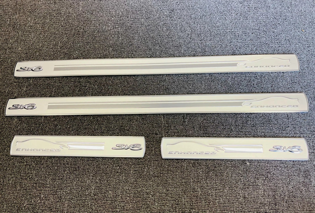 SV6 Enhance Door scuff badge plate for VE VF Holden Commodore