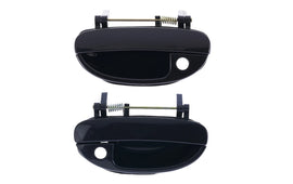 2pcs Front LH+RH Smooth Black Outer Door Handle for Daewoo Nubira 97-03
